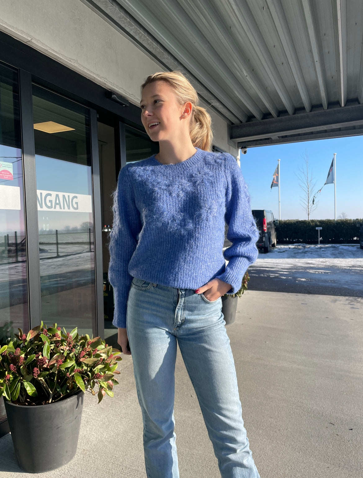 Sweater blauw